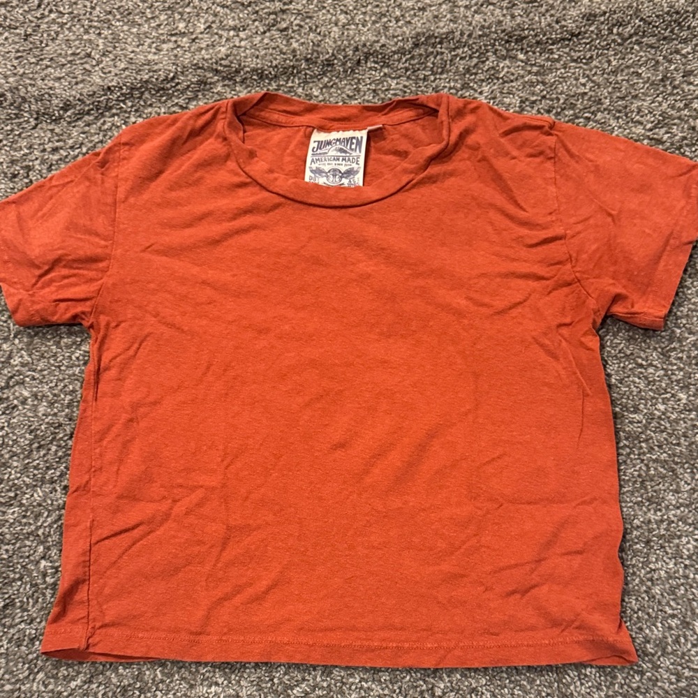 Jungmaven Short Sleeve Tee in Rust
